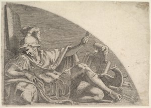 Mars Assis Parmi les Trophées, 1540-1556