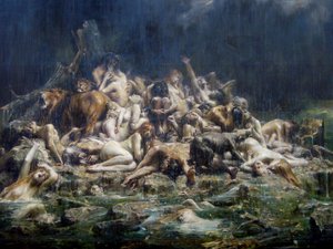 Le Déluge - Leon Francois Comerre