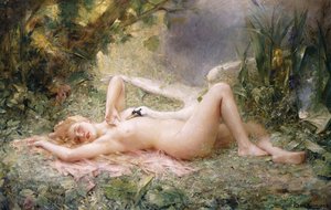 Le Triomphe du Cygne - Leon Francois Comerre