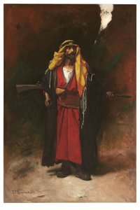Un garde arabe - Leon Joseph Florentin Bonnat