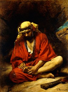 Un Arabe arrachant une Épine de son Pied - Leon Joseph Florentin Bonnat