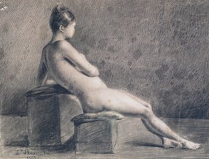 Modèle de profil, vers 1853-1922 - Leon Joseph Florentin Bonnat