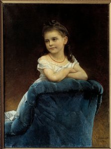 Portrait de Mlle Franchetti - Leon Joseph Florentin Bonnat