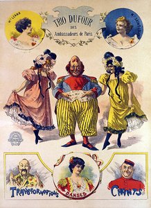 Affiche Trio DuFour - Leon Louis Oury