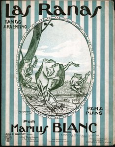 Grenouilles dansant le tango, 1914 (illustration) - Leon Pousthomis