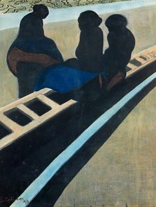 Femmes de pêcheurs sur le quai - Leon Spilliaert
