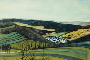 Paysage, Vue de Vressets/Sermois