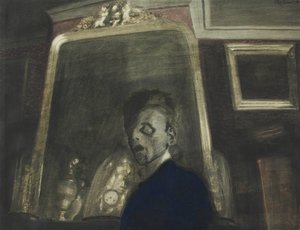 Autoportrait devant le miroir - Leon Spilliaert