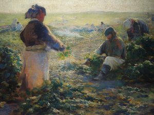 Récolte de betteraves I - Leon Wyczółkowski