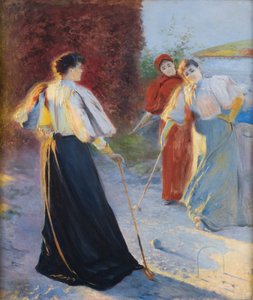 Une partie de croquet