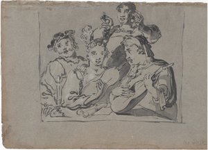 Un Quatuor de Chanteurs, Joueurs de Luth et Sonneurs de Cloche Jouant dans une Taverne à la Lumière des Bougies - Leonard Bramer