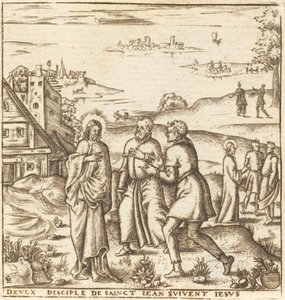 Le Christ invite deux disciples de Jean-Baptiste à le suivre - Leonard Gaultier