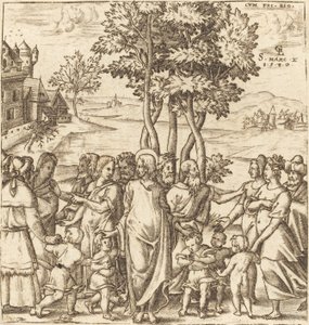 Le Christ bénit les enfants - Leonard Gaultier