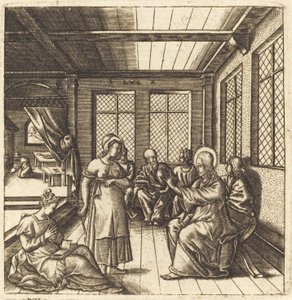 Le Christ dans la maison de Marie et Marthe - Leonard Gaultier