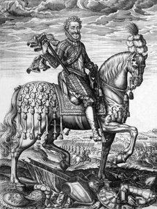 Henri IV (1553-1610) roi de France de 1589 à 1610, gravure de Léonard Gaultier - Leonard Gaultier