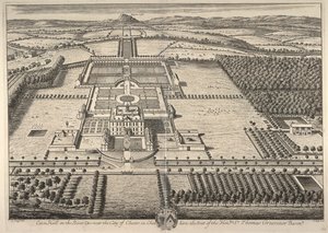 Eaton Hall sur la rivière Dee près de la ville de Chester dans le Cheshire, la résidence de l