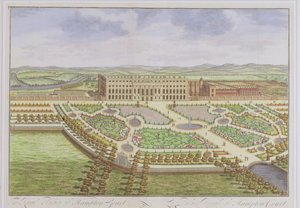 Le palais royal de Hampton Court, de 