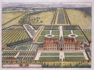 Wrest House dans le Bedfordshire, gravé par Johannes Kip