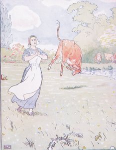 Ici mère, cria-t-il, à l