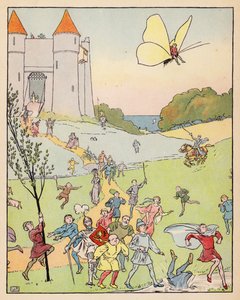 Illustration pour Le Petit Poucet - Leonard Leslie Brooke