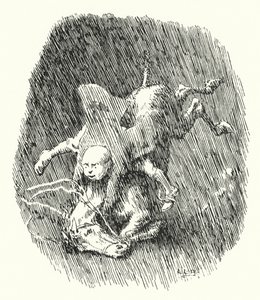 John Cook avait une petite jument grise (gravure) - Leonard Leslie Brooke