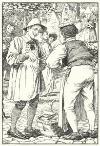 Simple Simon (gravure) - Leonard Leslie Brooke
