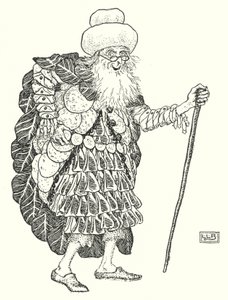 Les nouveaux vêtements (lithographie) - Leonard Leslie Brooke
