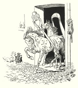 Les Casse-noisettes et les Pinces à sucre (lithographie) - Leonard Leslie Brooke