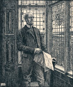 Le fils unique, vers 1900 - Leonard Leslie Brooke