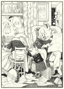 Les cinq cochons - Leonard Leslie Brooke