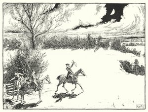 Il y avait trois joyeux Gallois (gravure) - Leonard Leslie Brooke
