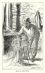Fabrication de paniers à crabes