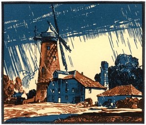 Le vieux moulin à Blackborough, King