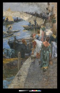 Incendie à Chioggia - Leonardo Bazzaro
