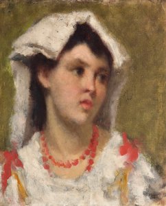 La ciociara Portrait de paysanne de la région de la Ciociaria près de Rome