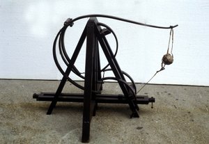 Une catapulte. Modèle d