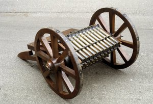 Fusil rotatif à canne. Modèle réalisé d