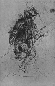 Un jeune à cheval, vers 1480 - Leonardo da Vinci