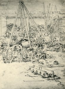 Une scène dans un arsenal, vers 1485-1490, 1943 - Leonardo da Vinci