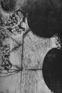 Vue aérienne de la côte italienne, au nord de Terracina, vers 1480 - Leonardo da Vinci