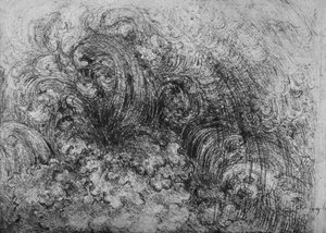 Déluge, vers 1480, 1945 - Leonardo da Vinci