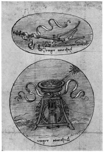 Emblème, Hostinato Rigore (détail), fin du XVe ou début du XVIe siècle - Leonardo da Vinci