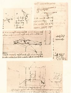 Quatre dessins illustrant la pratique de la peinture, vers 1472-1519, 1883 - Leonardo da Vinci