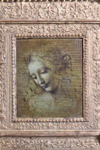 Tête de femme, appelée "la scapigliata"