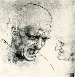 Études de tête - Leonardo da Vinci