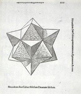 Hexaedron abscisum elevatum solidum, illustration de 