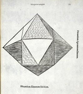 Hexaèdre élevé solide, illustration de 