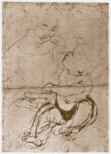 Madone avec le plat de fruits - Leonardo da Vinci