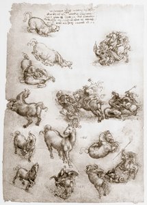 Saint Georges et le Dragon, vers 1506 - Leonardo da Vinci