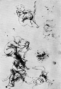 Études pour une Madonna Del Gatto, 15e siècle 1930 - Leonardo da Vinci